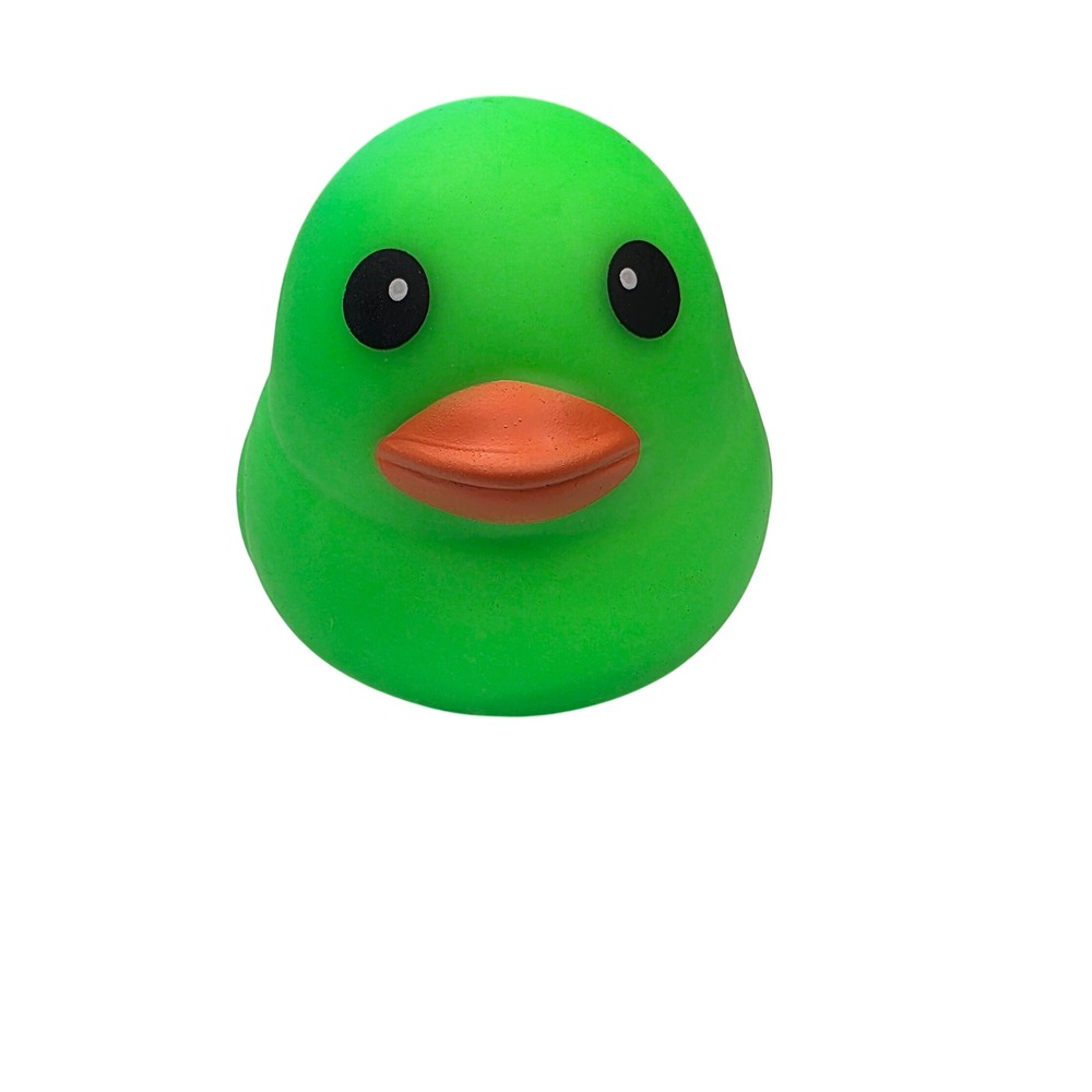 Laffy Quacks Blue Rubber Duck Squish Stretch Sensory Toy Stress Ball Fidget NEW